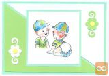 ROČNO IZDELANA TELEGRAM ČESTITKA ZB4