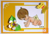 ROČNO IZDELANA TELEGRAM ČESTITKA ZG07