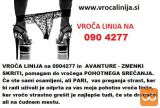 VROČA LINIJA JE ODPRTA NA 0904277 ZA