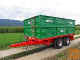 BICCHI 10t, tandem traktorska prikolica