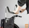 Ergonomska podaljška krmilnih ročajev za invalidski voziček
