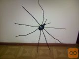 Pajek kovinski, premer 77 cm