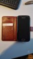 samsung galaxy s5 mini z usnjenim etuiem