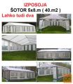 ODDAJA ŠOTORA 5x8 LAHKO TUDI DVA in 3x6 , ORODJA