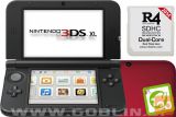 Nintendo 3DS XL rdeč + R4i SDHC v2014 + microSD 8GB + SD