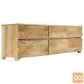 TV omarica iz trdnega mangovega lesa 120x30x40 cm