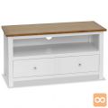 TV omarica trdna hrastovina 90x35x48 cm