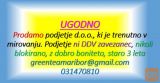 Ugodno prodamo podjetje