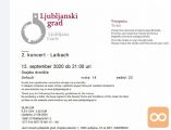 Dve vstopnici za Laibach koncert 12/9/2020