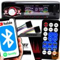 1DIN 12V LCD FM avtoradio 4x50W USB Bluetooth SD + daljinec