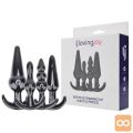 KOMPLET ANALNIH ČEPOV Loving Joy Training Kit Black