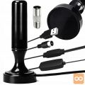 Univerzalna magnetna TV antena in ojačevalec USB DVB-T 4K